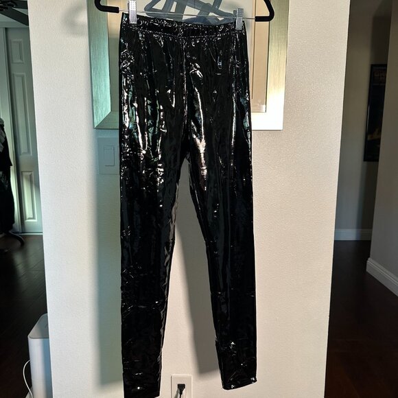 Lip Service 4-Way Stretch PVC Leggings in Black - Picture 2 of 4